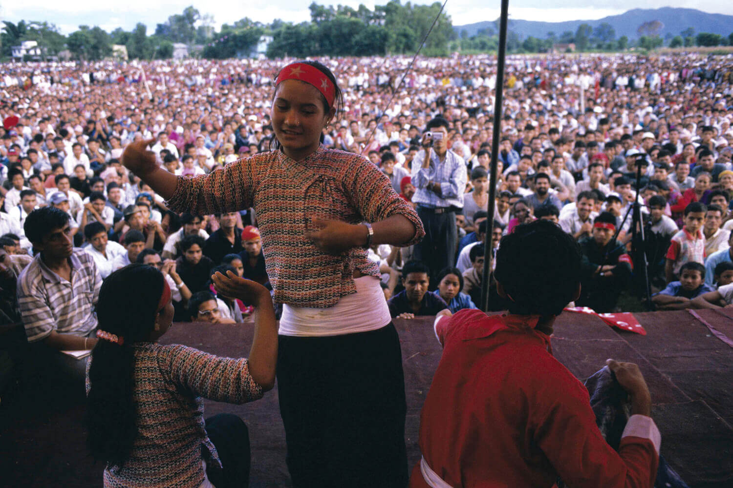 Still dancing and singing for Nepal revolution