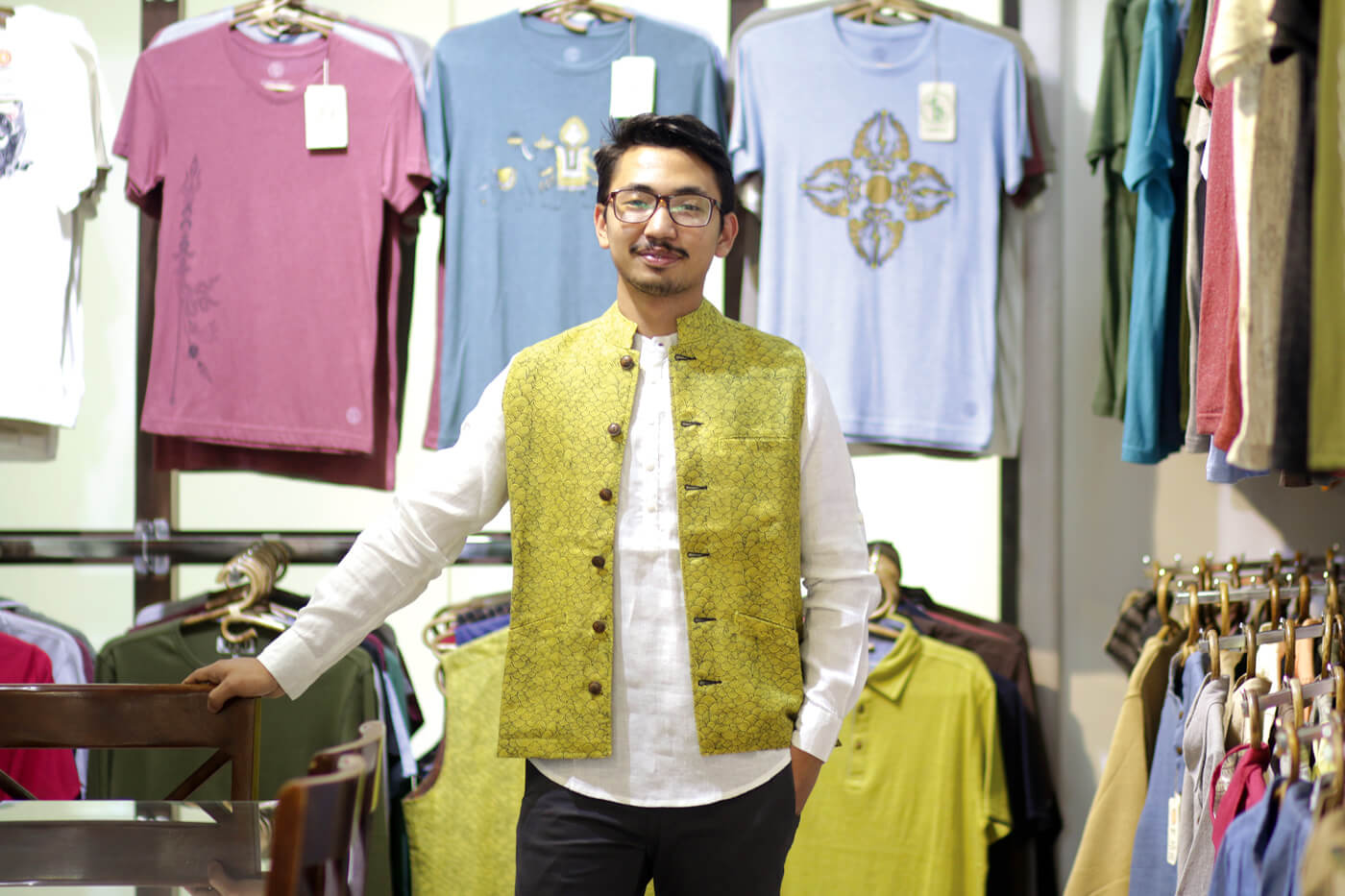 Clothed in cannabis in Kathmandu