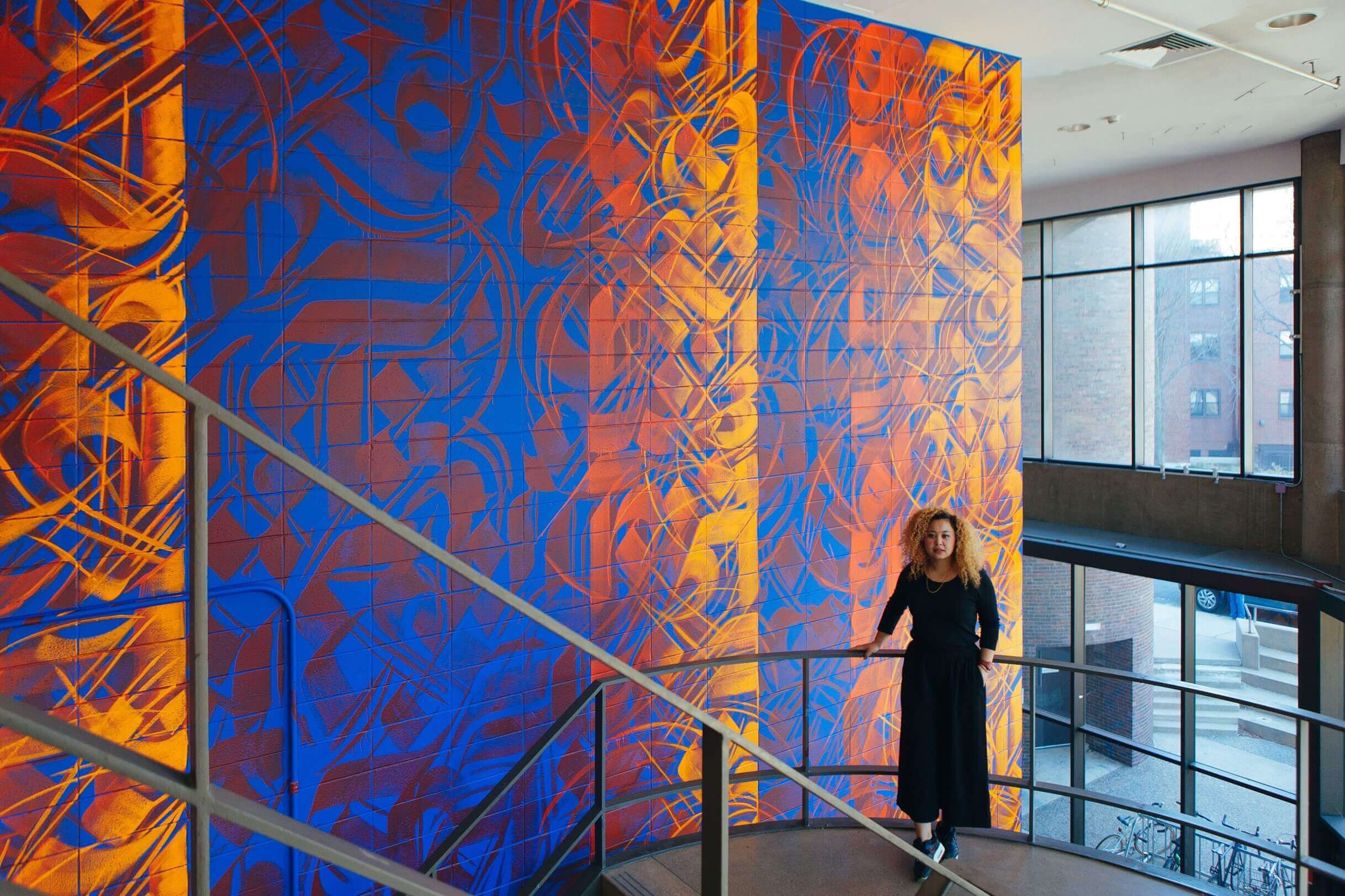 Nepali calligrapher at large