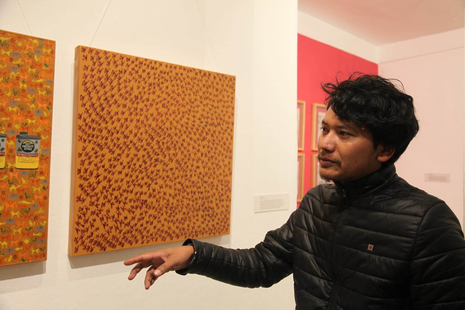 Atrocities against Tharu expressed in art