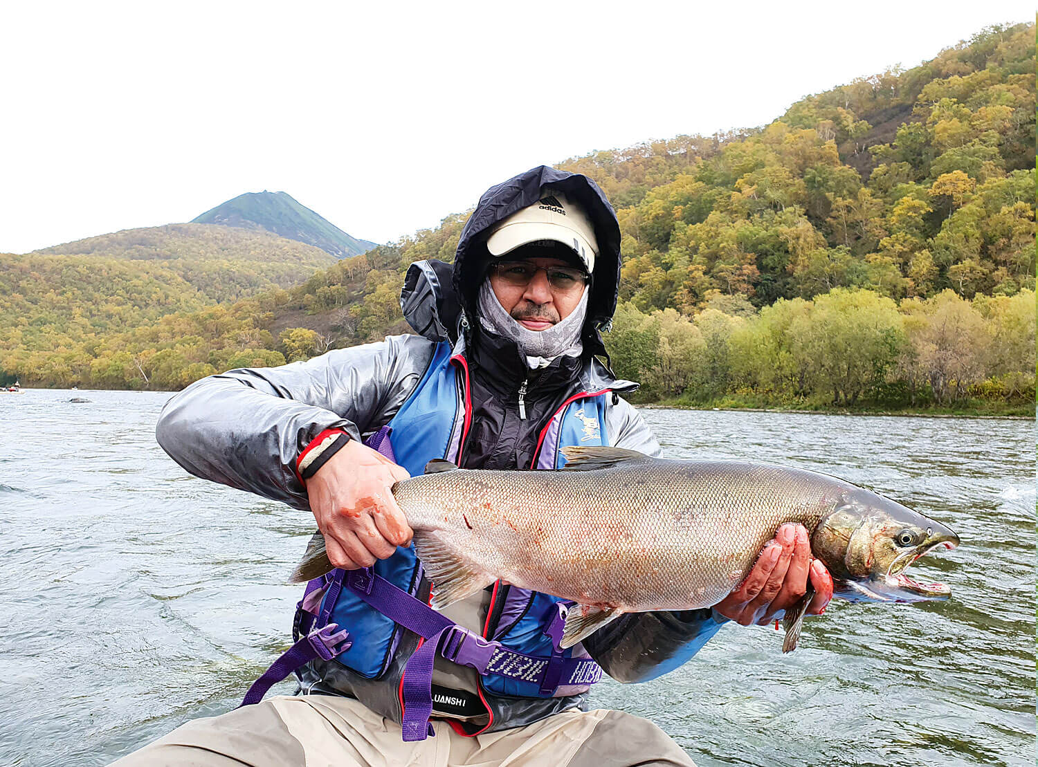 Nepalis go salmon fishing in Kamchatka