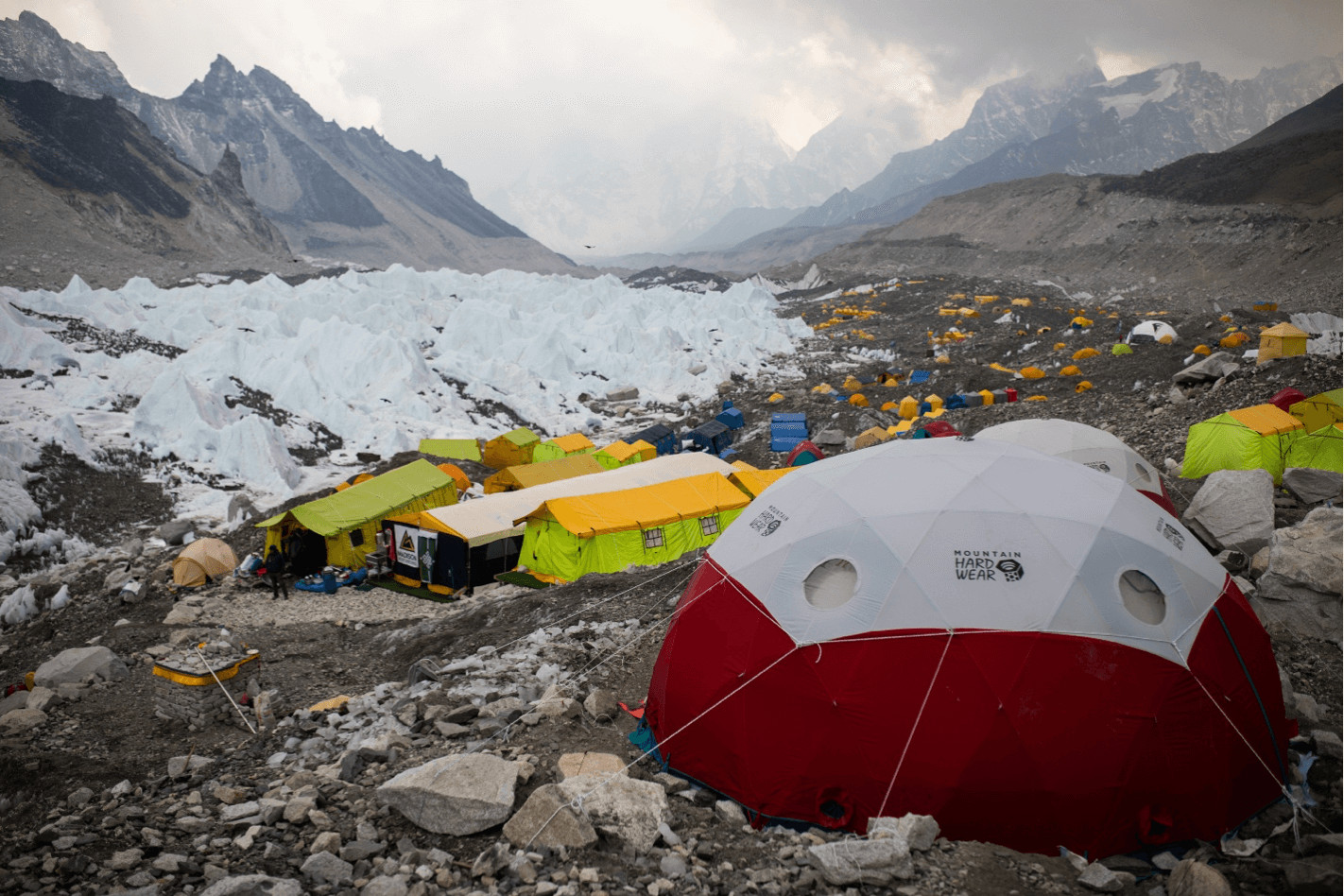Peak season on Everest during Nepal's Covid peak