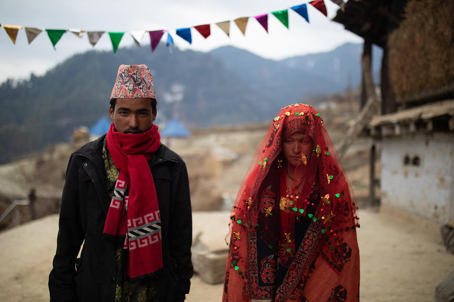 Portrait of a photographer in rural Nepal