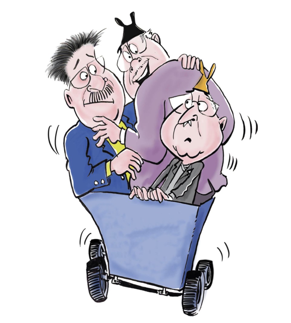 You stab my back, I stab yours