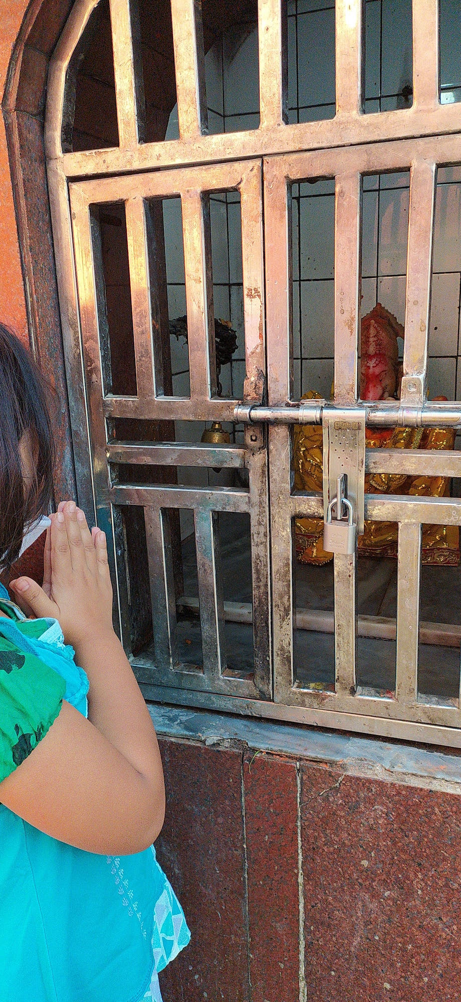 With temples locked up, Nepalis improvise