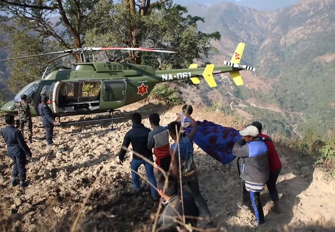 Nepal’s air ambulance saves mothers
