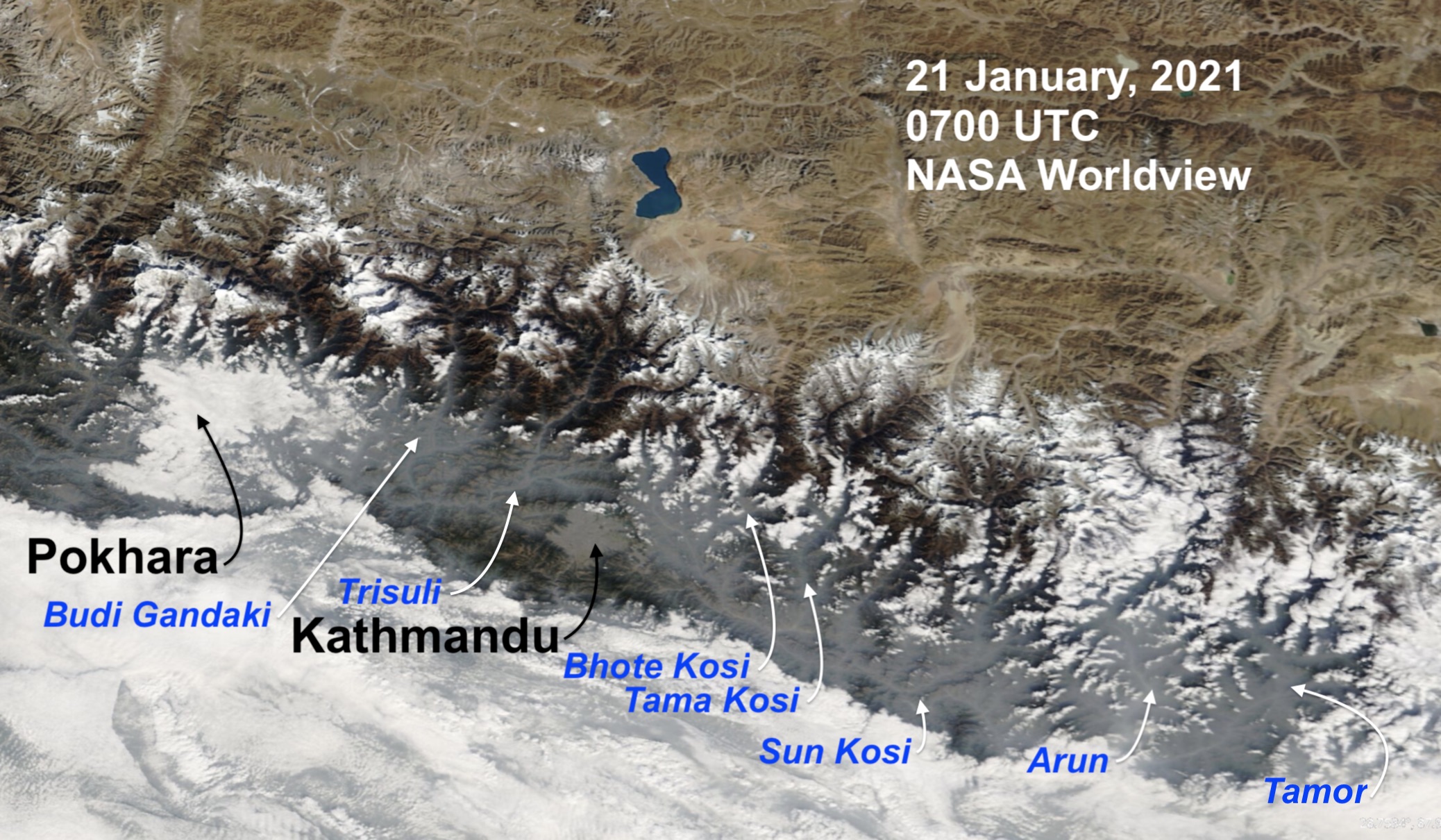 How transboundary haze affects Nepal