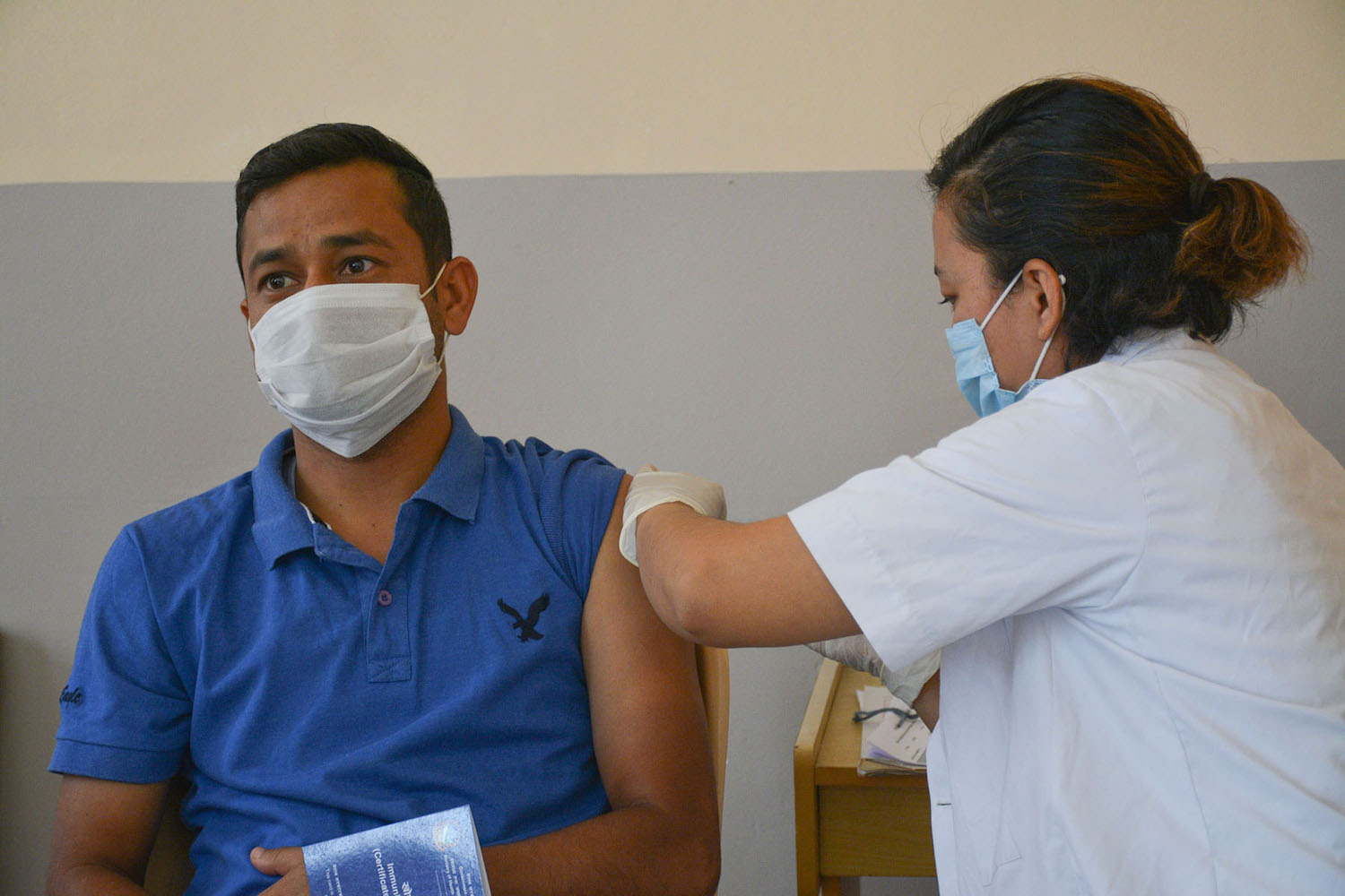 Masks and vaccines to stop Nepal’s 2nd wave