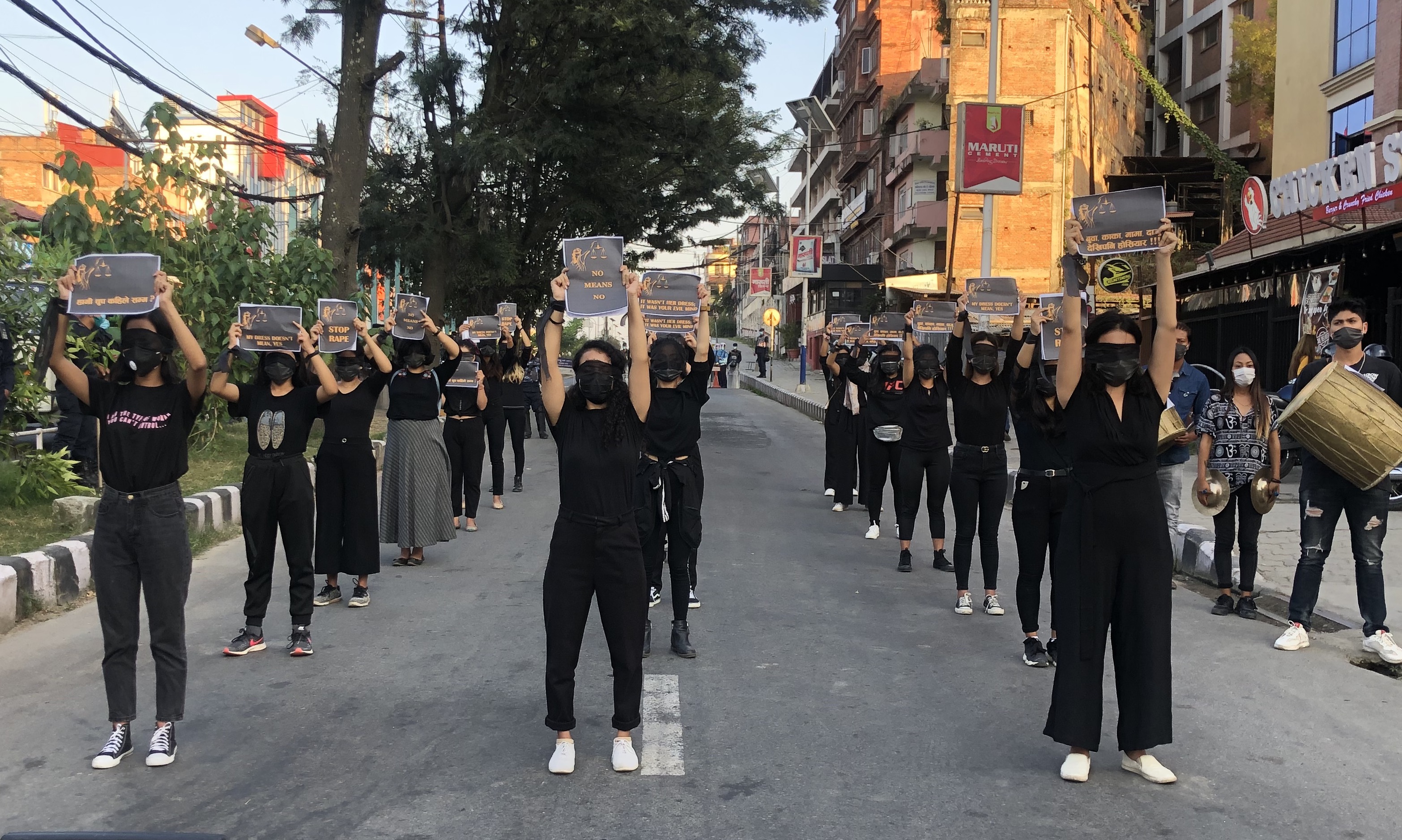 Protesting to protect the right to protest