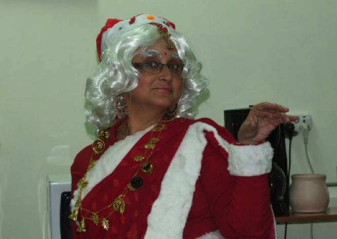 Santi, the female Santa