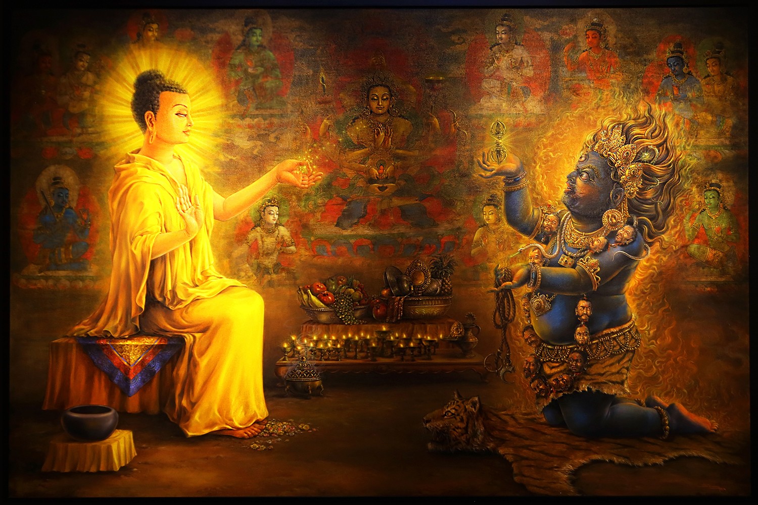 Attaining divinity through art