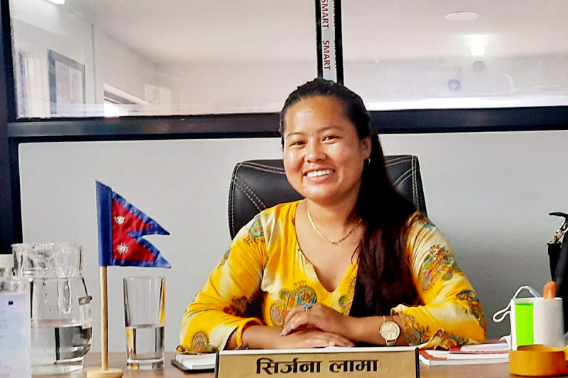 Woman leader vies for top job in local polls