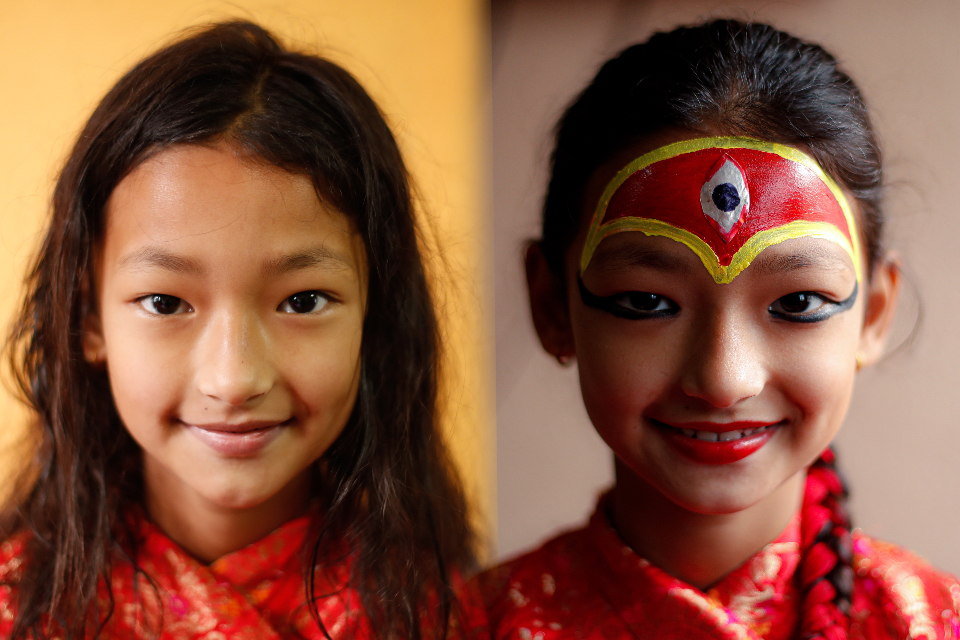 Divine guardian of a living heritage