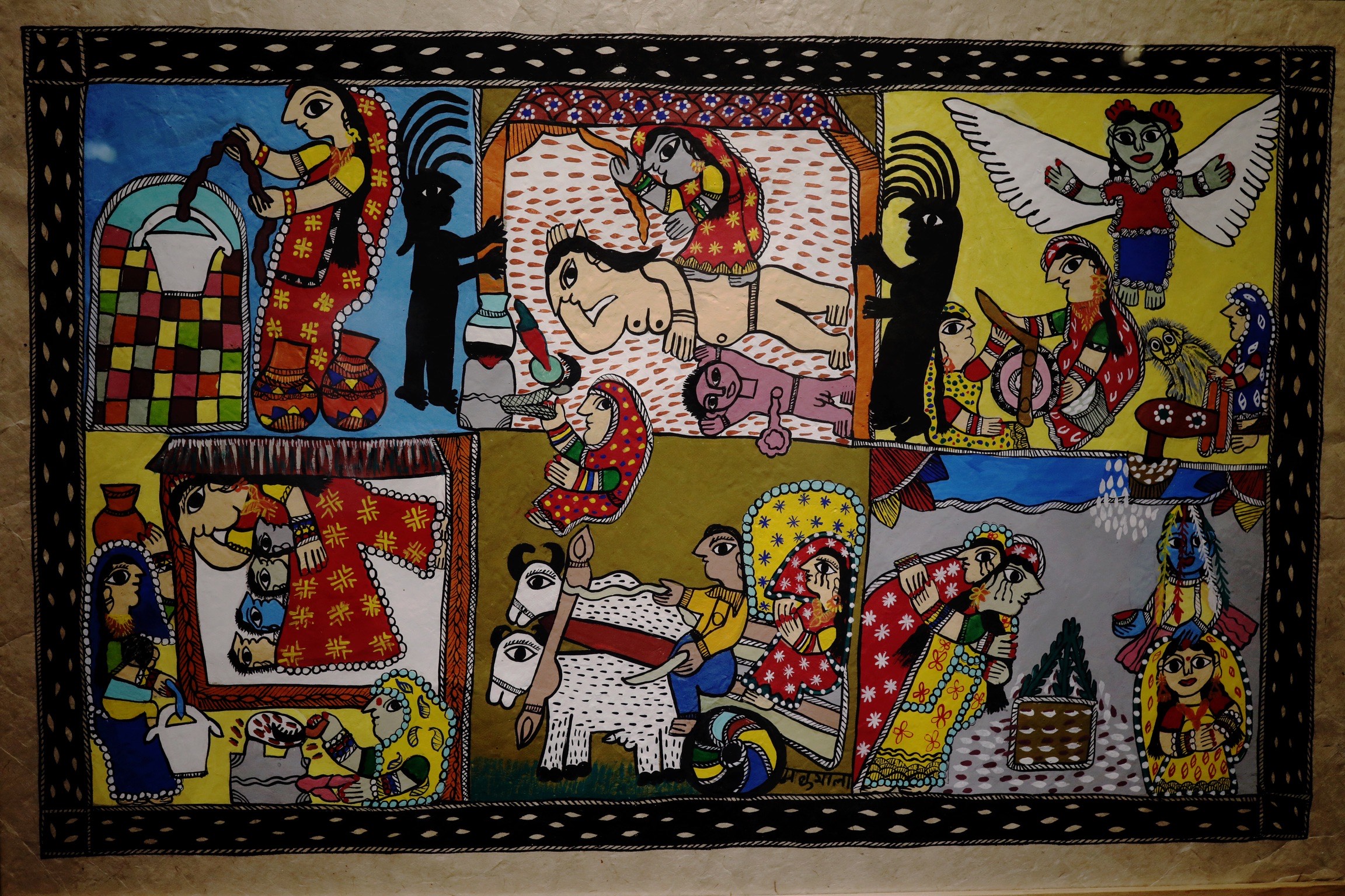 The dreamscape of Mithila art