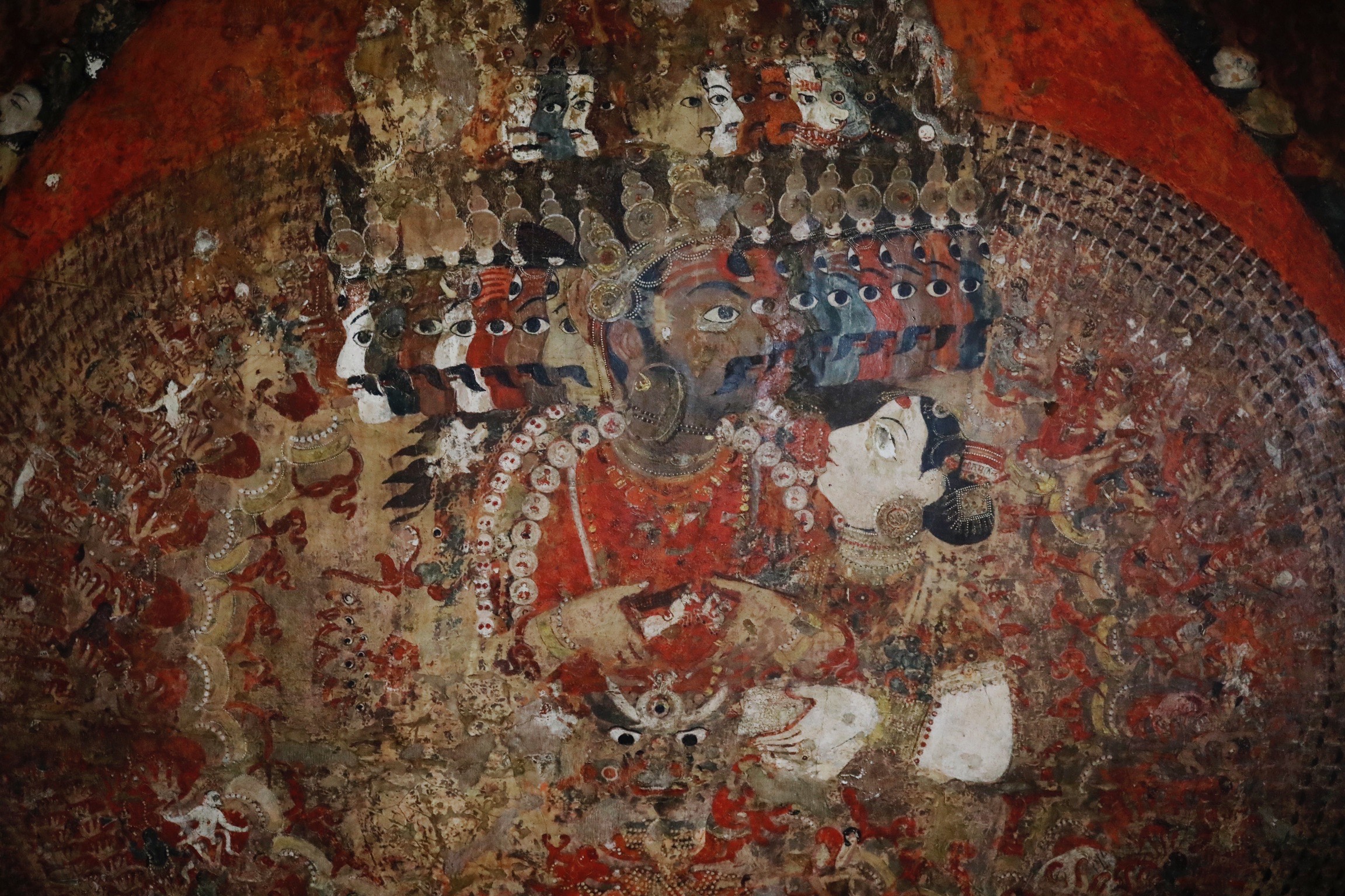 Painted walls and pieces of history