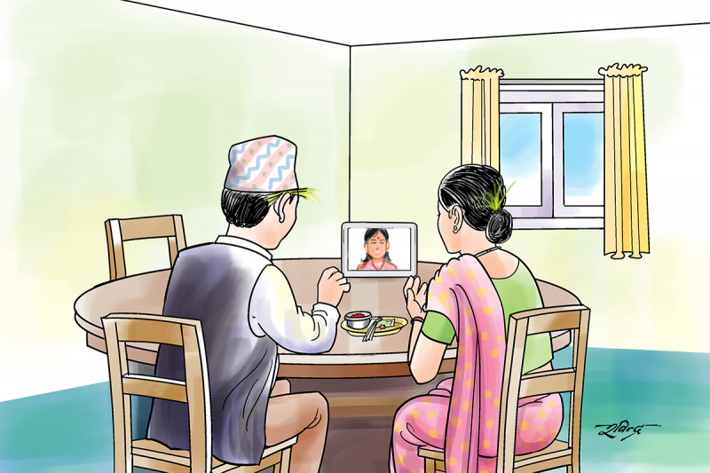 Digital Diaspora Dasain for Nepalis