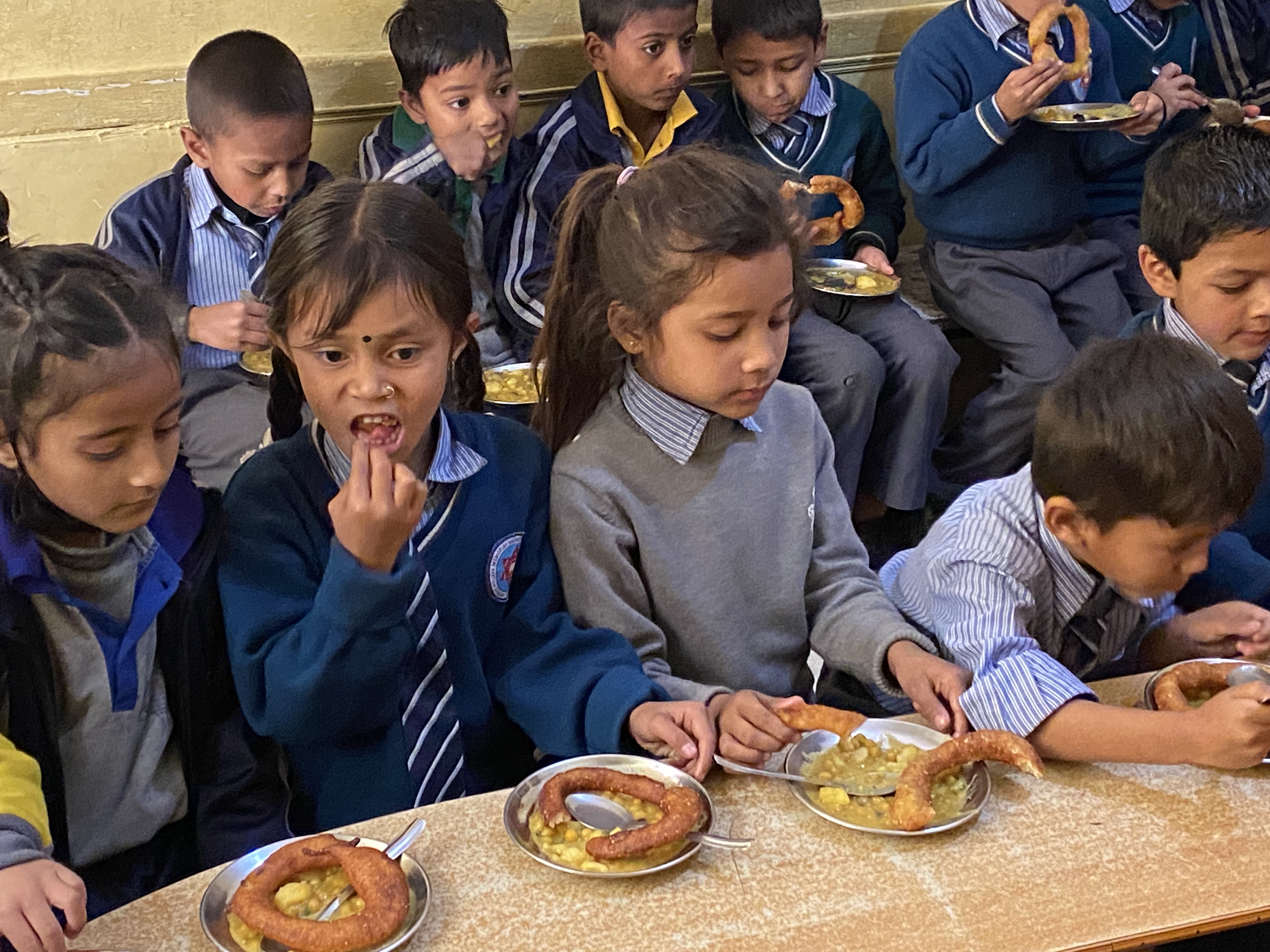 Nepali students get a second helping