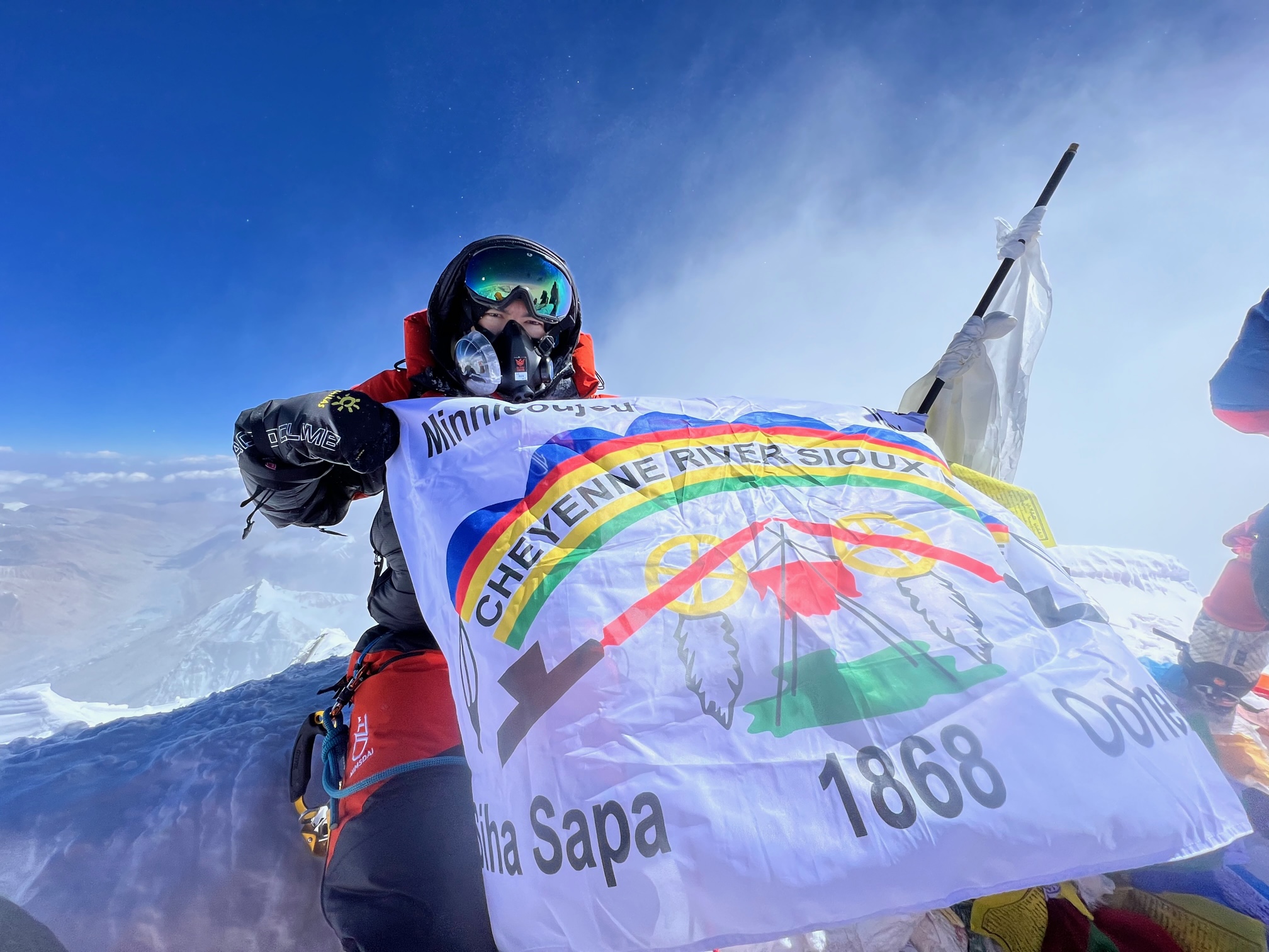 First Native American on world’s tallest peak
