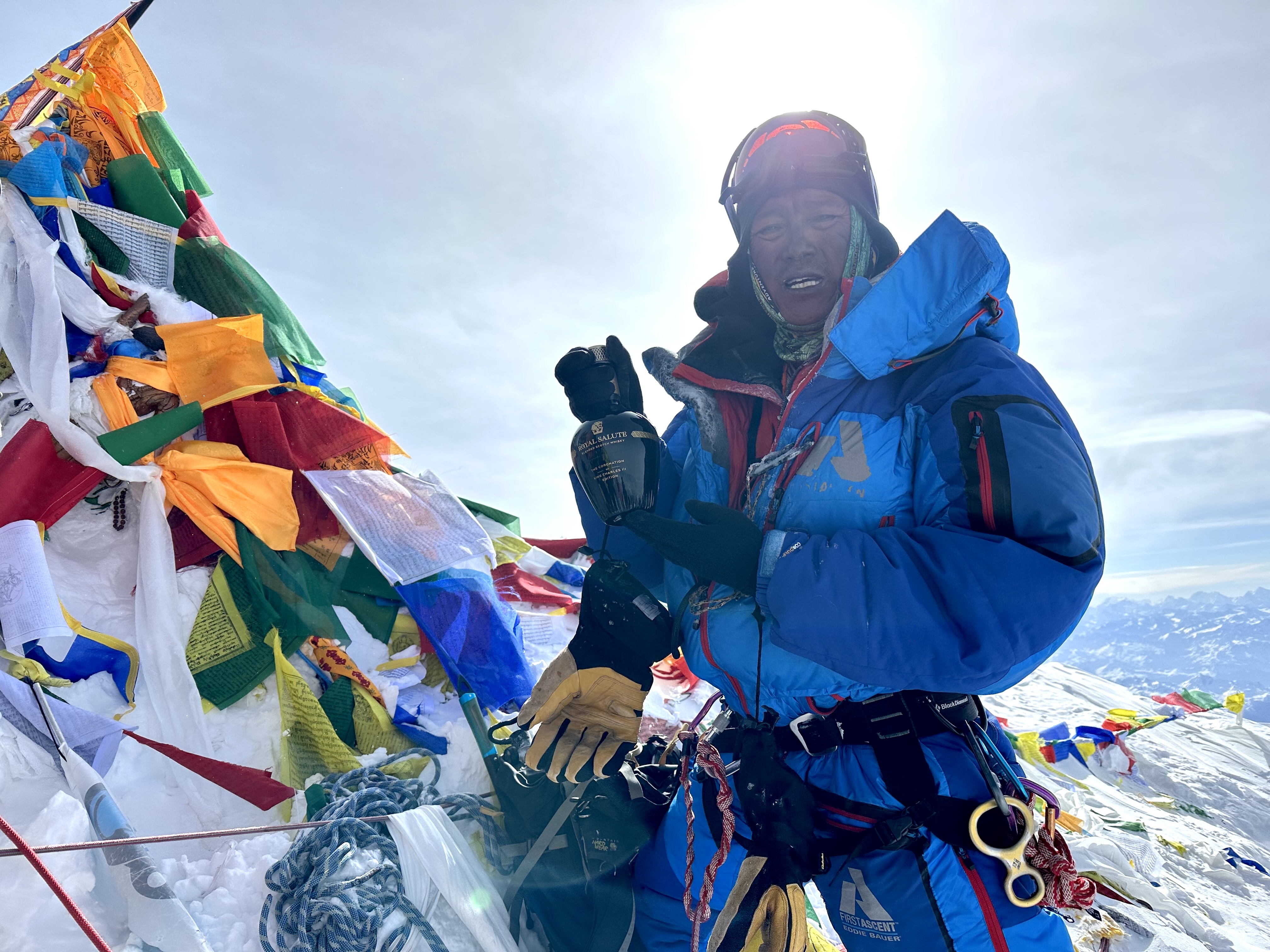 First Scotch on the summit of Everest