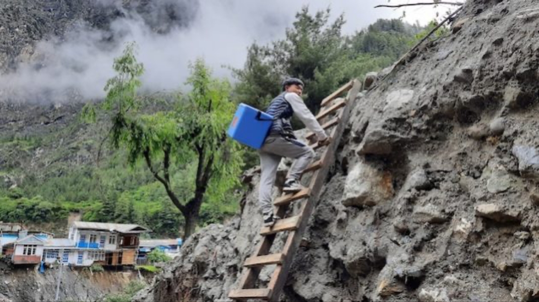 At the frontlines of Nepal's Covid vaccine drive