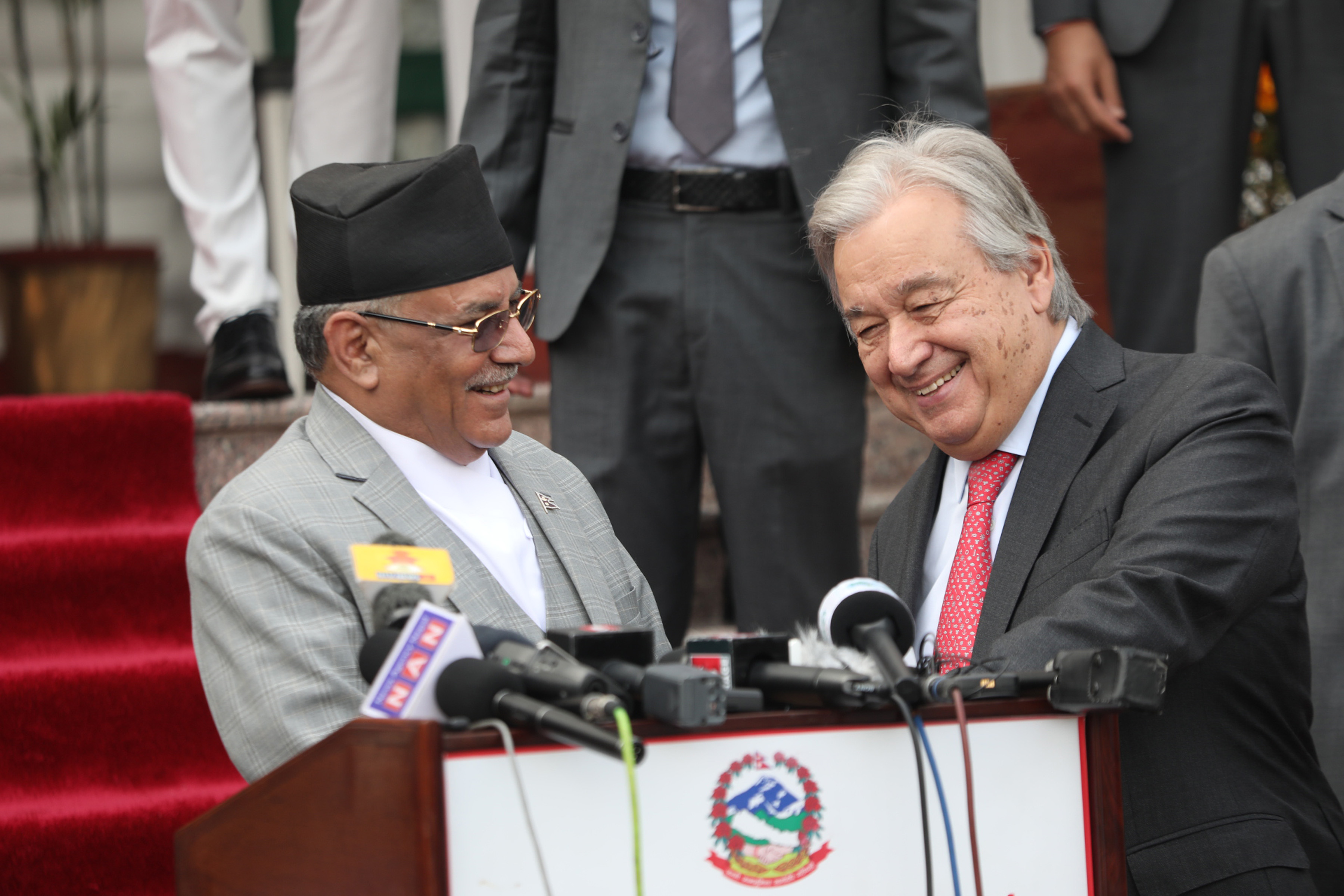 António Guterres meets Nepal’s leaders