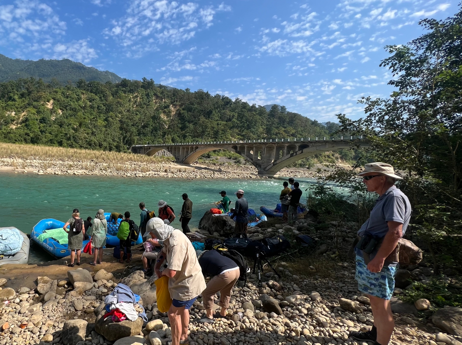 Boating down the Babai in Bardia