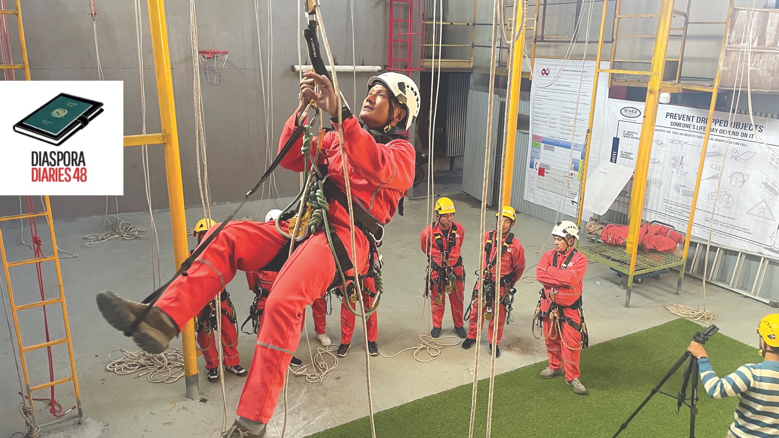 Migrant worker teaches others the ropes