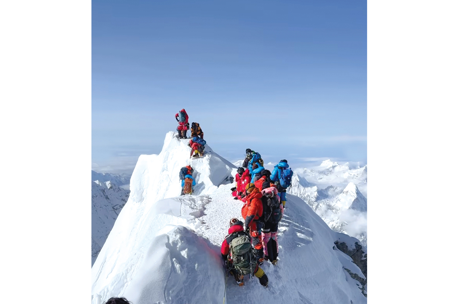 Everest cornice collapse