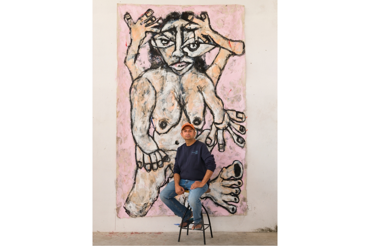 Visible to the naked eye