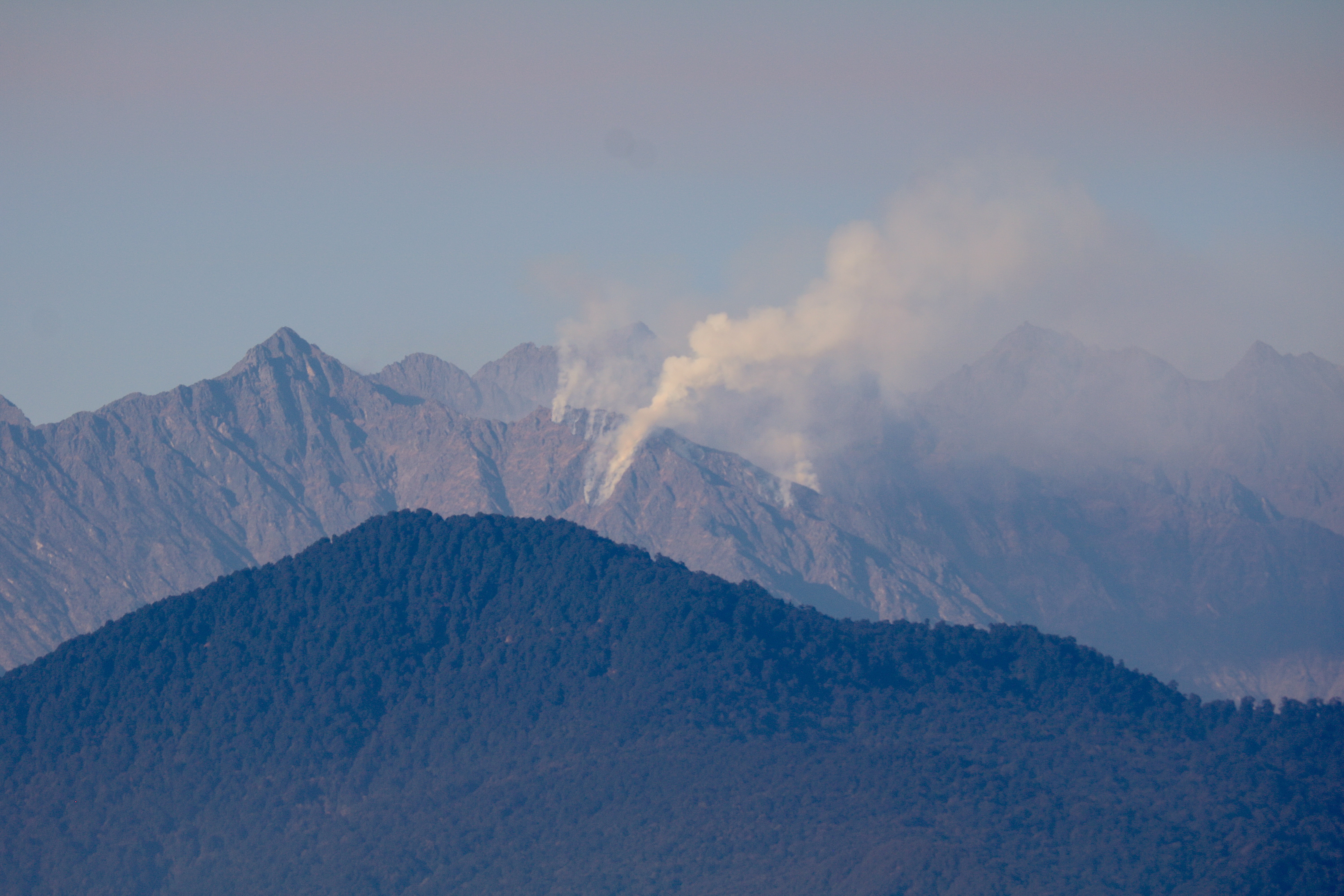 Wildfire season starts early in Nepal