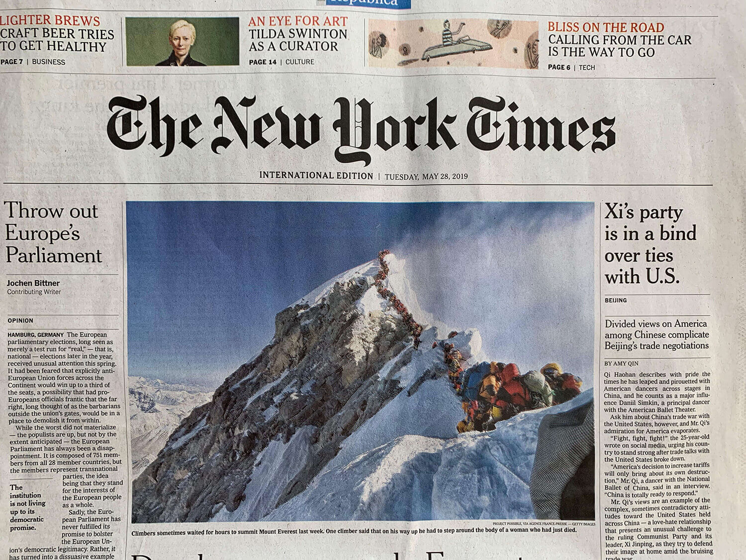 Peak climbing season, 2025