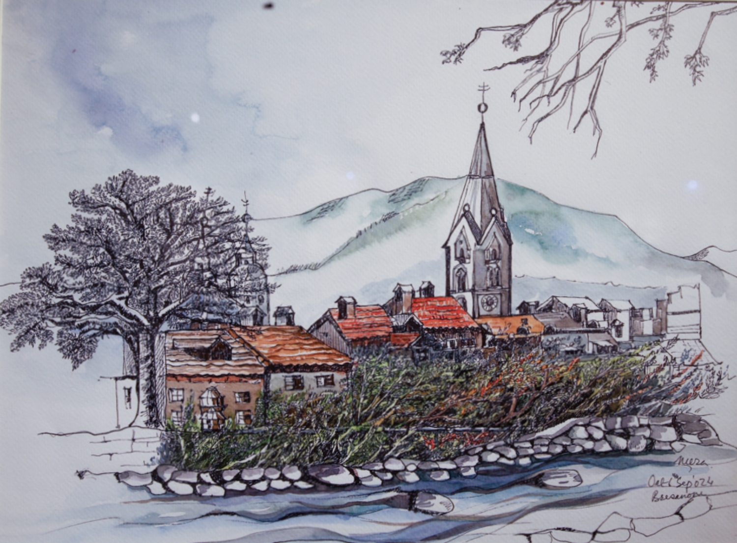 Façades and flowers from Nepal to Italy