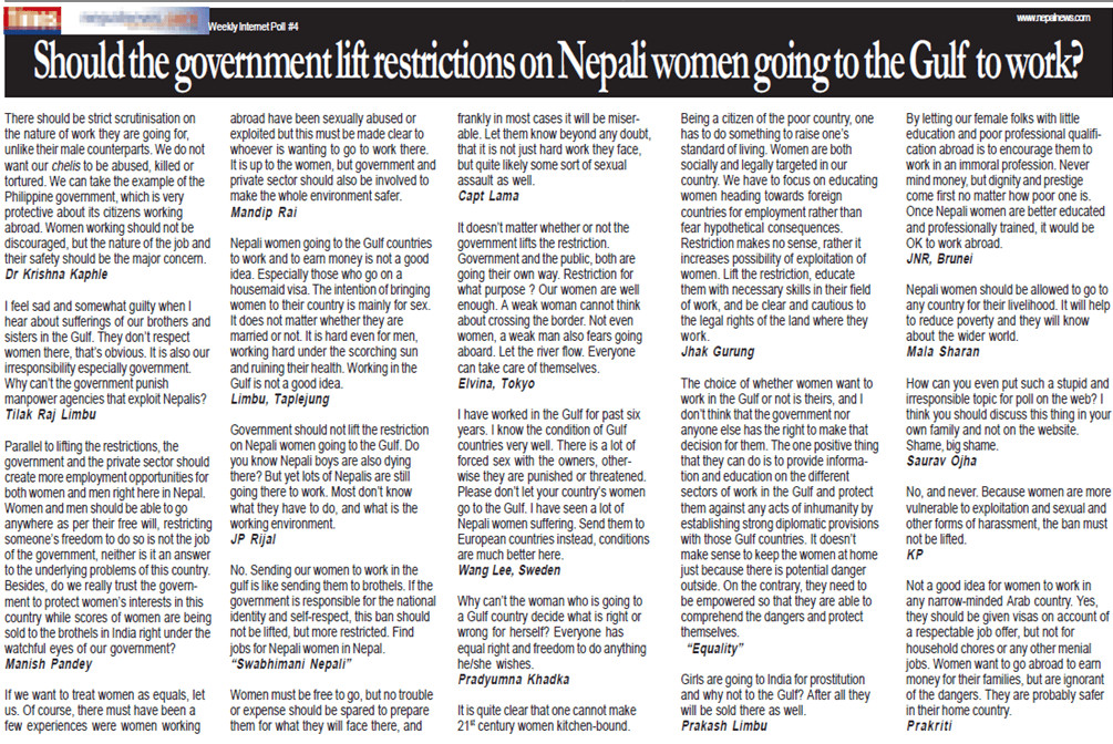 migration in Nepal