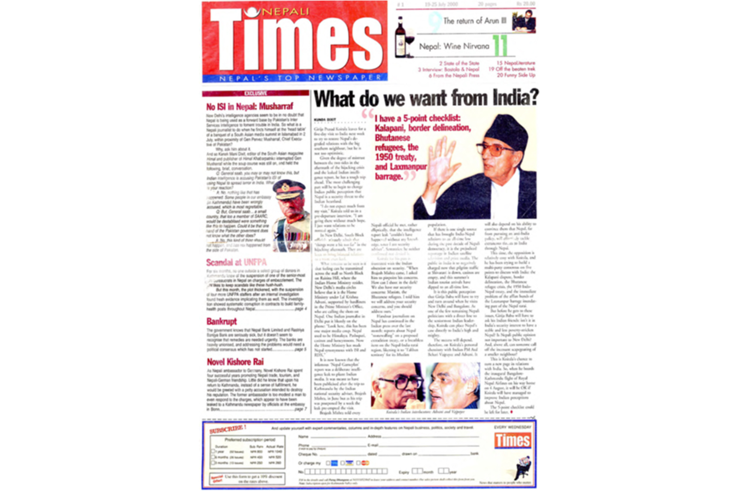 Nepali Times 2000