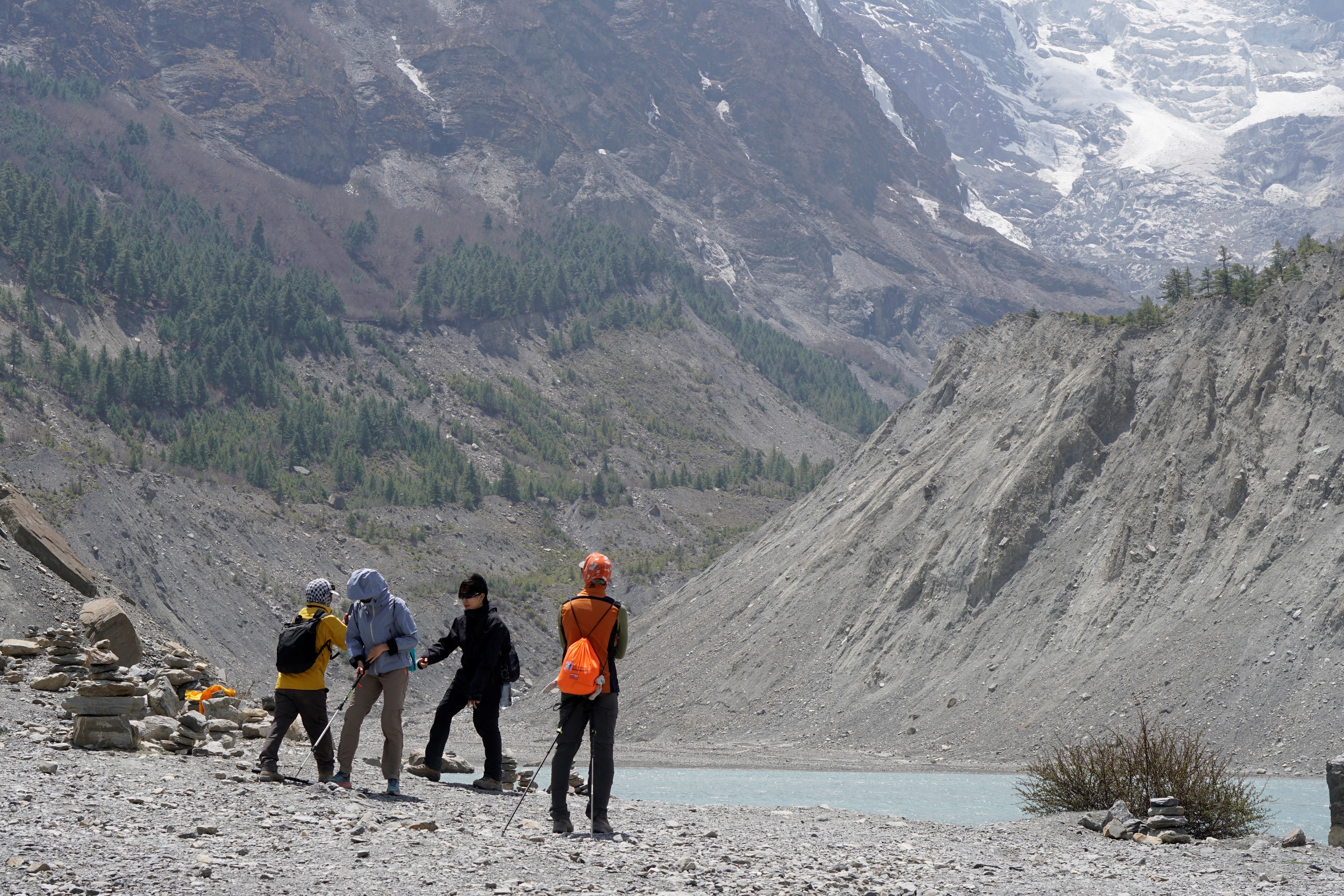 Trailing off in Manang