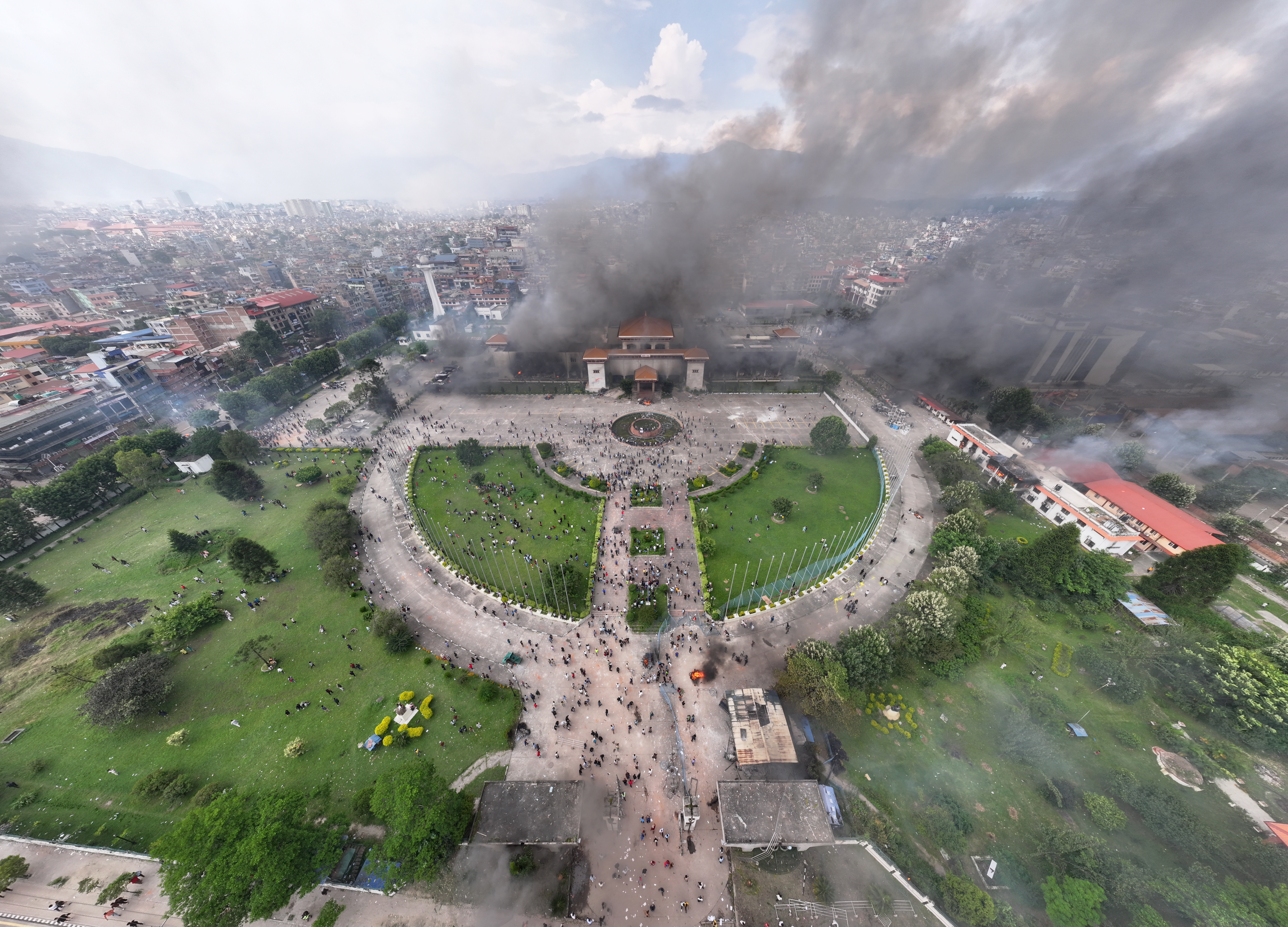 Nepal in ashes