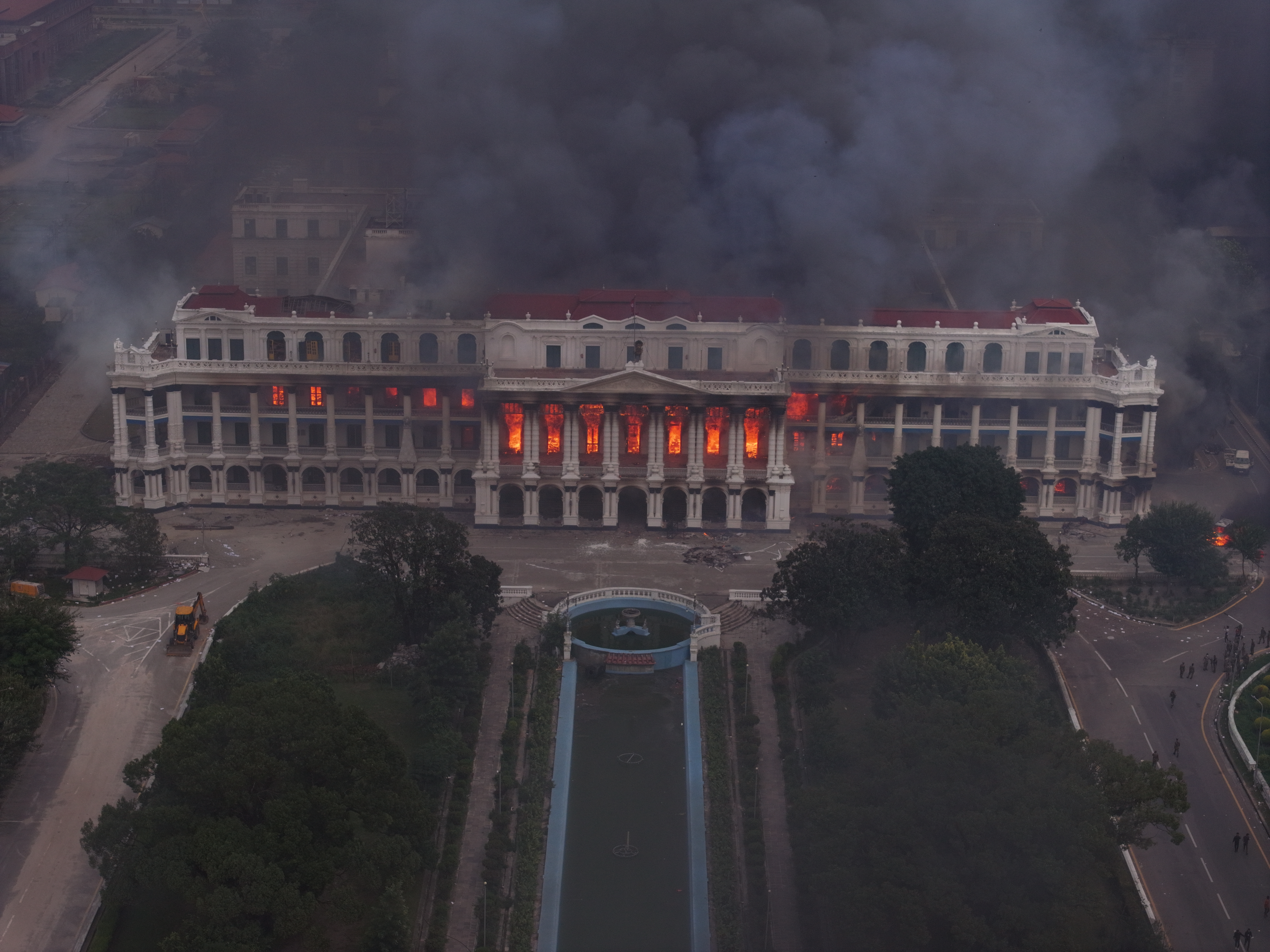 Nepal in ashes