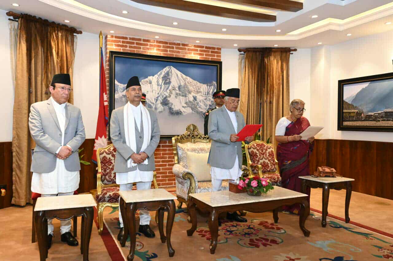 Sushila Karki swearing in