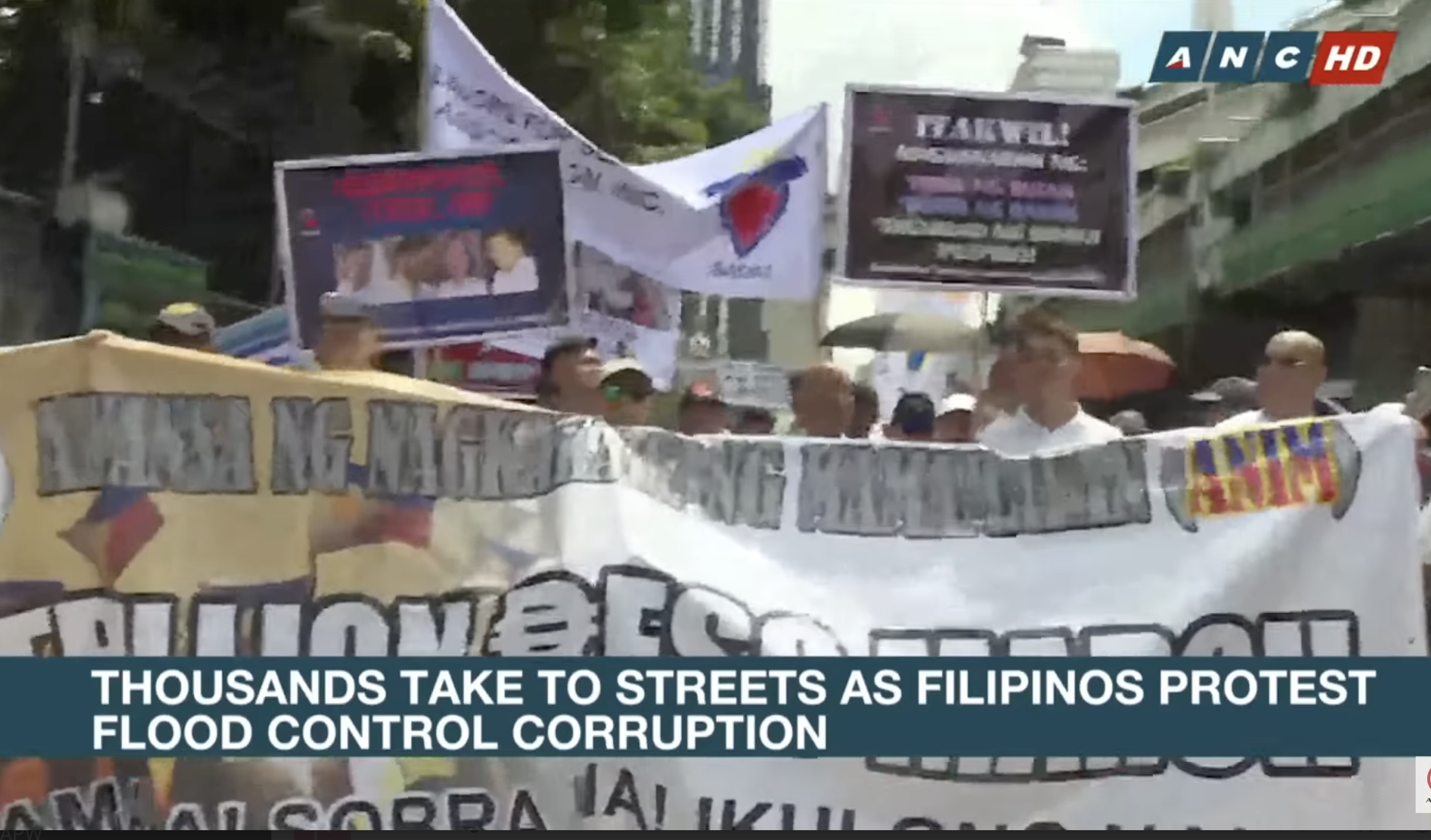 Phillipines anti-corruption protests