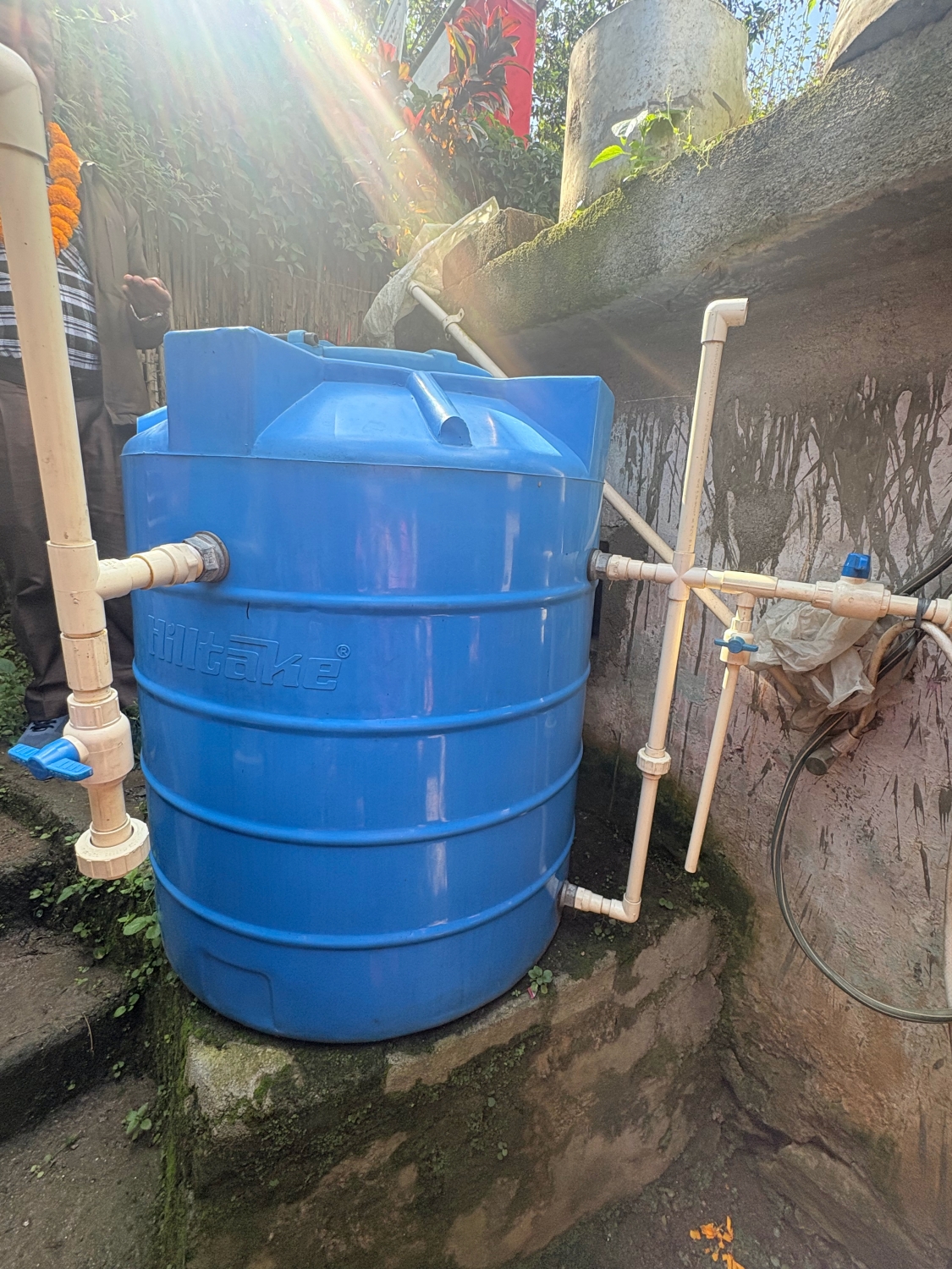 Storing rain inside mountains NT