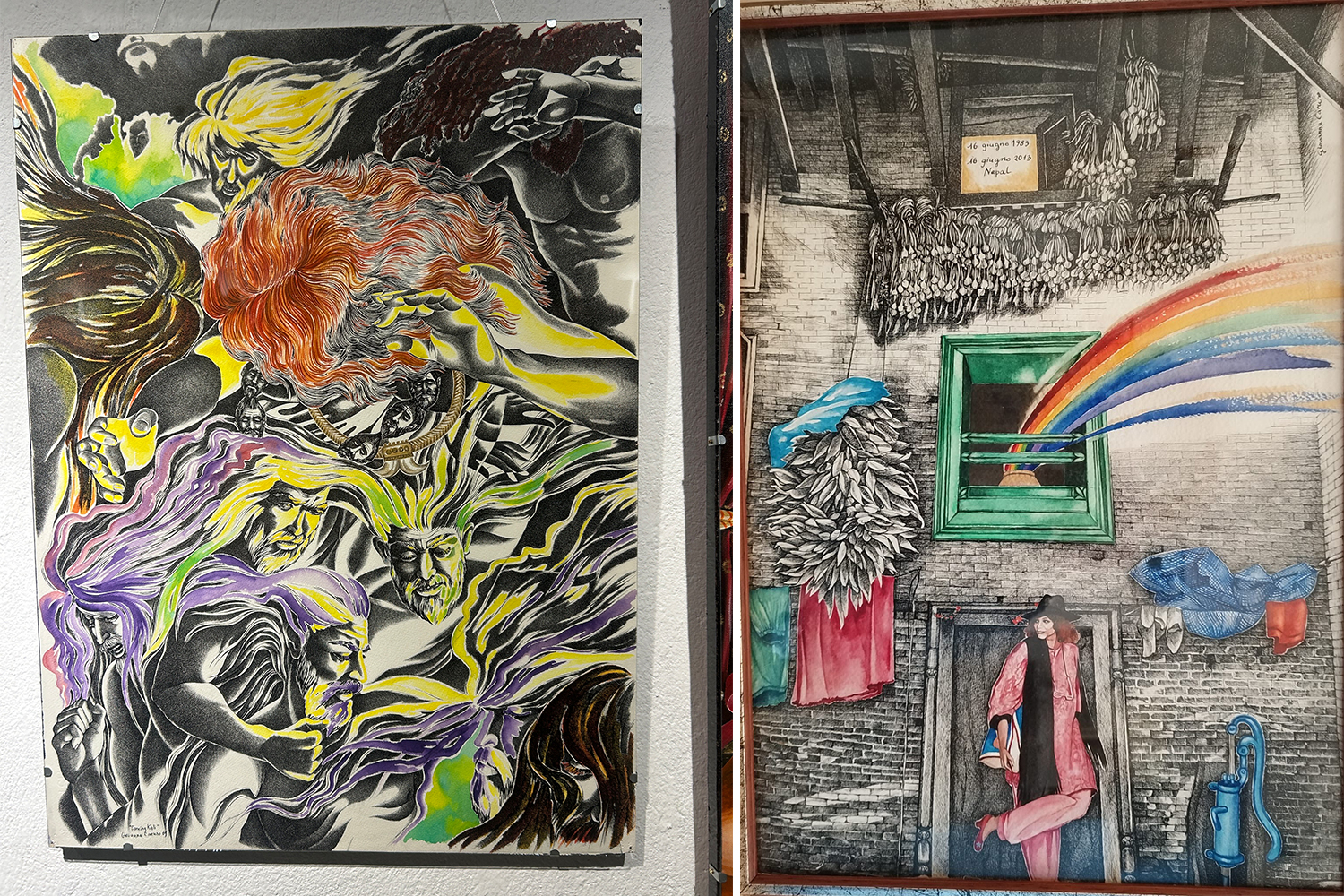 Looking at Nepal from Venice