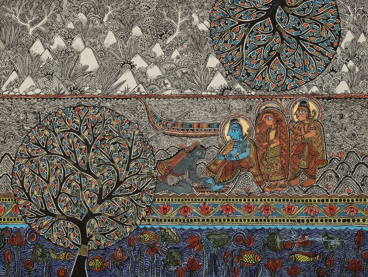 Pilgrimage to the Mithila cosmos