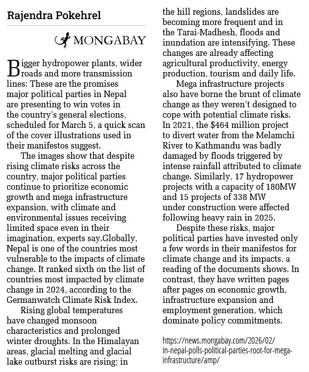 international coverage of Nepal elections