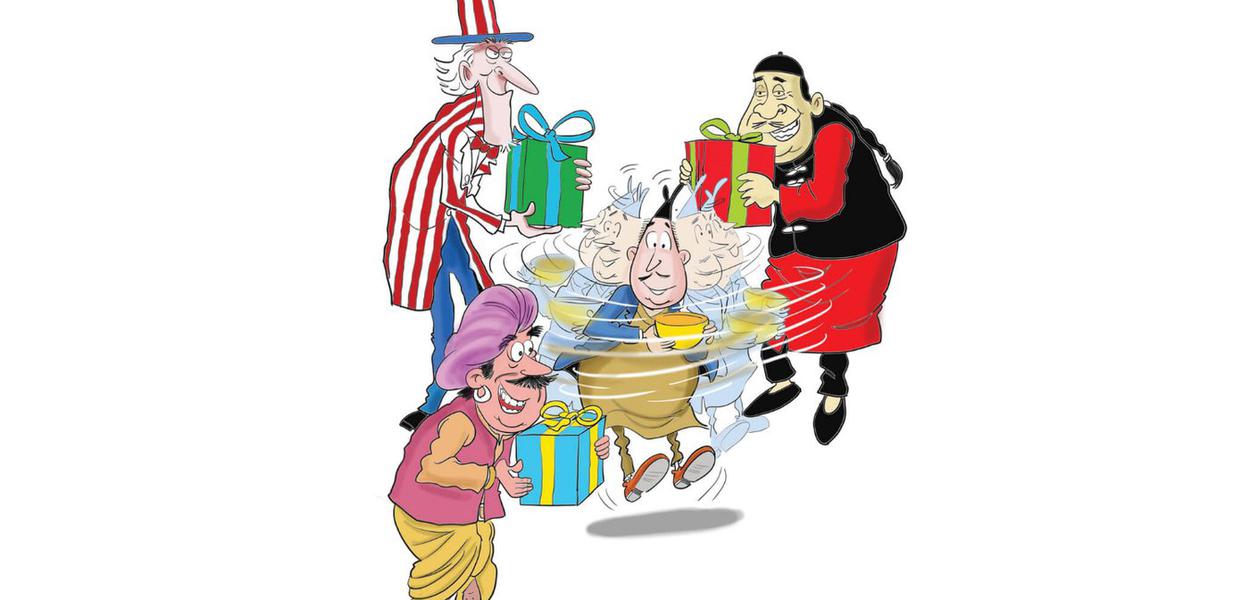 Tripolar contestation over Nepal