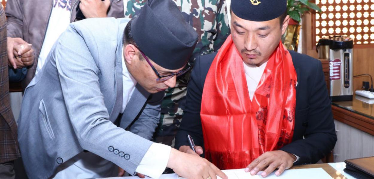 He said no to politics. Now he runs it.