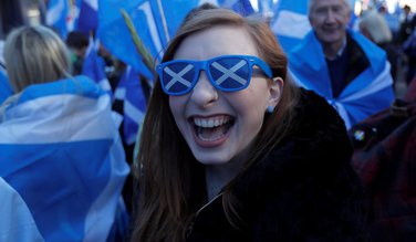 Edinburg, demonstracije za nezavisnost Škotske