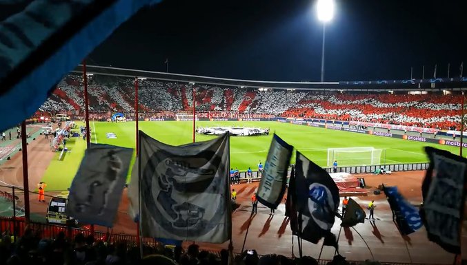 Zvezda-Napoli, navijači, koreografija