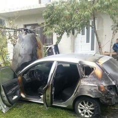 zapaljen auto, Vlado Simonović, Berane