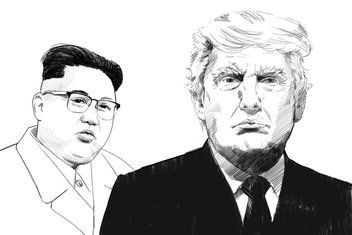 Kim Džong Un, Donald Tramp