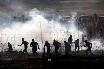 Pojas Gaze, protest